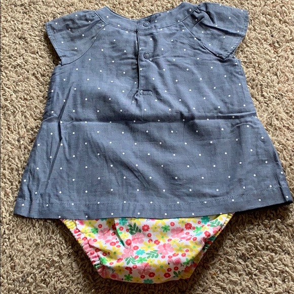 One Piece Summer Romper/Dress 3-6 Months - Picture 2 of 2